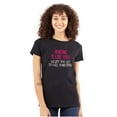 thumbnail image 1 of Funny Sarcastic Hunting Hunters Joke Womens Slim Fit Graphic Tee Brisco Brands M, 1 of 5