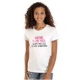 thumbnail image 1 of Funny Sarcastic Hunting Hunters Joke Womens Slim Fit Graphic Tee Brisco Brands S, 1 of 5