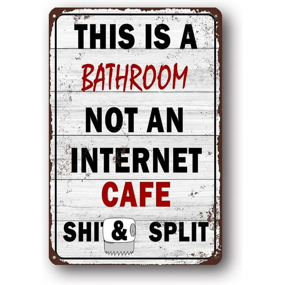 Funny Sarcastic Metal Sign Wall Decor Man Cave Bar, Cool Stuff for your Room, Funny Garage Signs, Please Don't Be Rude To Me Because My Rude 12x8 Inch