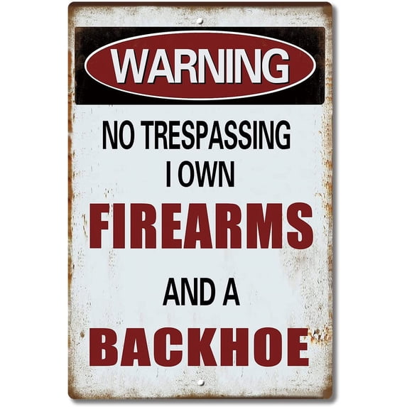 Funny Sarcastic Metal Tin Sign Man Cave Bar Decor Warning Does Not Play Well with Libles 12 x 8 Inches