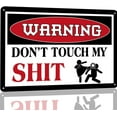 thumbnail image 1 of Funny Sarcastic Metal Tin Signs Garage Sign For Man Cave Bar Bedroom Decor For Men Bar Signs For Home Bar Wall Warning My Sense Of Humor Might Hurt Your Feelings Mancave Accessories 8x12 Inch, 1 of 5
