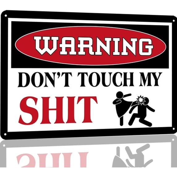 Funny Sarcastic Metal Tin Signs Garage Sign For Man Cave Bar Bedroom Decor For Men Bar Signs For Home Bar Wall Warning My Sense Of Humor Might Hurt Your Feelings Mancave Accessories 8x12 Inch