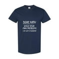 thumbnail image 1 of Funny Sarcastic Quote Dear Math Please Solve Your Own Problems Unisex T-Shirt, 1 of 2