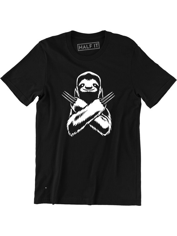 Funny Sarcastic Sloth Animal With Claw Cool Pet Lover Men's T-Shirt