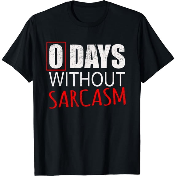 Funny Sarcastic T-Shirt for Men Women & Kids T-Shirt Black Medium