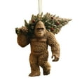 thumbnail image 1 of Funny Sasquatch Christmas Ornament, Holiday Tree Decoration with String, Unique Gift for Collectors(A), 1 of 6