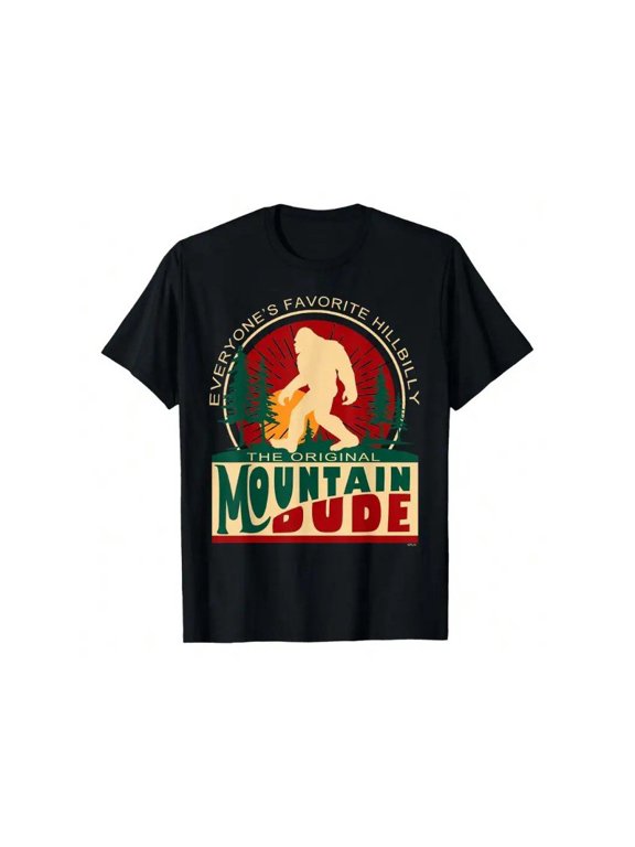 Funny Sasquatch Mountain Dude Everyone'S Favorite Hillbilly T-Shirt T-Shirt Men