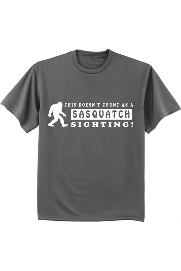 Funny Sasquatch t-shirt Big and Tall tee for men