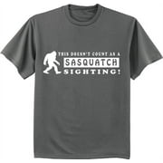 Funny Sasquatch t-shirt Big and Tall tee for men