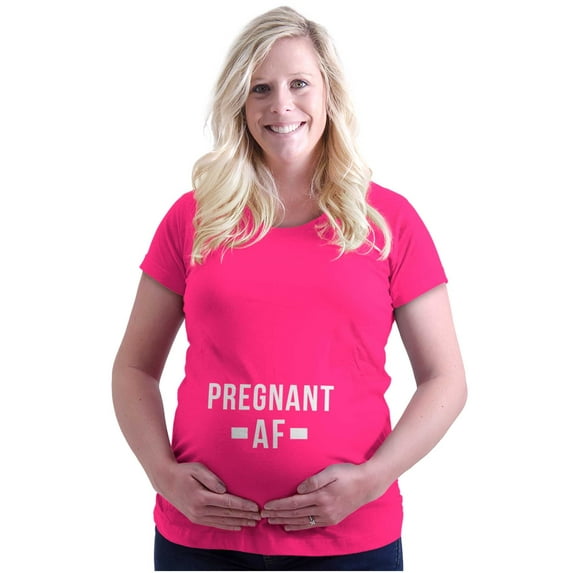 Funny Sassy Pregnancy Announcement Women's Maternity T Shirt Tee Brisco Brands S