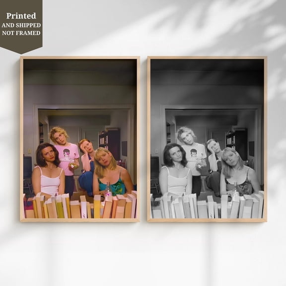Funny Satc Bathroom Art, Toilet Humor Print, Tv Scene Poster Unframed Paper Print