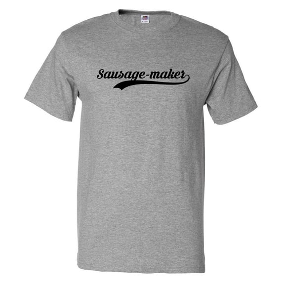 Funny Sausage-maker Retro Old School T shirt Tee Gift