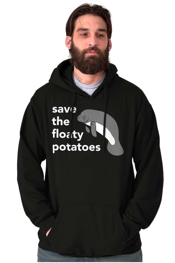 Funny Save the Floaty Potatoes Hoodie Sweatshirt Women Men Brisco Brands L