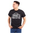 thumbnail image 1 of Funny Sawdust is Man Glitter Joke Men's Graphic T Shirt Tees Brisco Brands S, 1 of 6