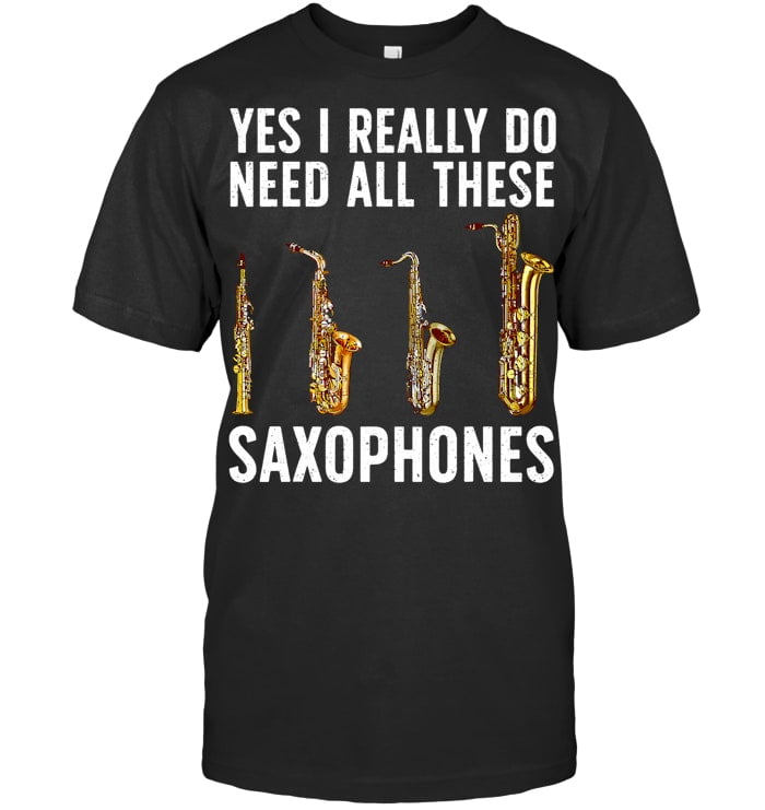 Funny Saxophone Art For Men Women Sax Player Musician Saxophone T Shirt