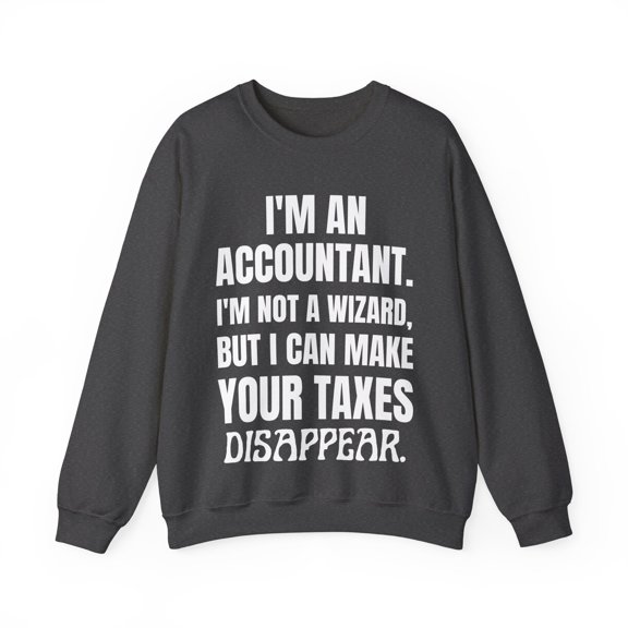 Funny Saying Accountant Learning School Teaching CP Gildan 18000 Sweatshirt