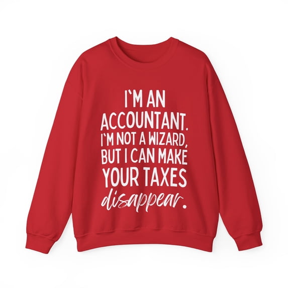 Funny Saying Accountant Learning School Teaching CP Gildan 18000 Sweatshirt