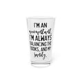 thumbnail image 1 of Funny Saying Accountant Learning School Teaching CPA Gag Pun Novelty Women Men Sarcasm Husband Worker  Pint Glass, 16oz, 1 of 4