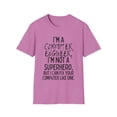 thumbnail image 1 of Funny Saying Computer Engineer Learning School Sarcastic Novelty Women Men Sarcasm Husband Worker Father Unisex Softstyle T-Shirt, 1 of 4
