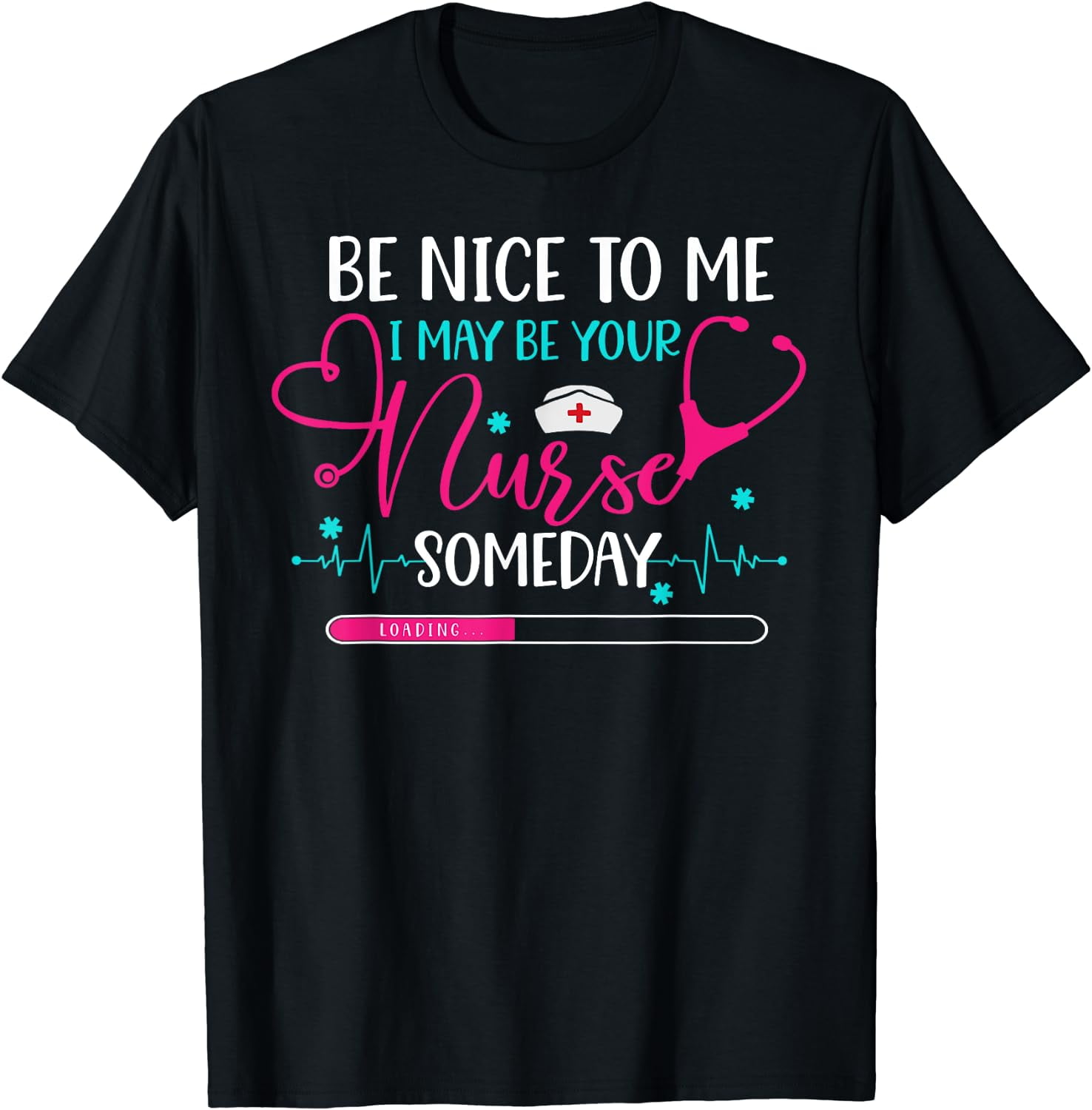 Nursing Degree Loading Funny Unique Student T-Shirt Nursing Degree Loading Funny Unique Student T-Shirt
