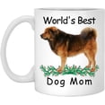 thumbnail image 1 of Funny Saying Gift For Pet Lovers Tibetan Mastiff Sable Worlds Best Dog Mom Mug White 11oz Christmas 2022 Gifts, 1 of 5