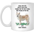 thumbnail image 1 of Funny Saying Gifts For Pet Lovers Norwegian Buhund Gold Roses Are Red Violets Are Blue Dog Mug White 11oz Christmas 2022 Gifts, 1 of 5