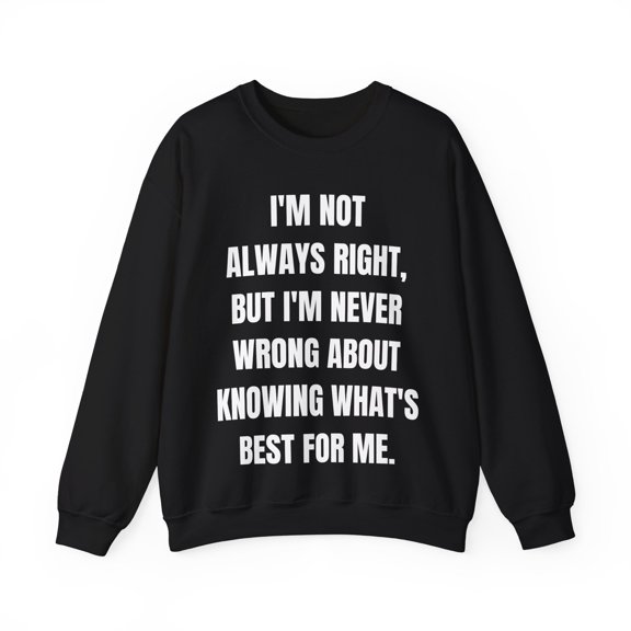 Funny Saying I don't always have a filter Sassy Sar Gildan 18000 Sweatshirt