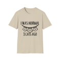 thumbnail image 1 of Funny Saying I was Normal 3 Cats Ago Pun Mom Cat Lover Gag Novelty Wife Sarcastic Cats Women Sarcasm Pet Mom Unisex Softstyle T-Shirt, 1 of 4