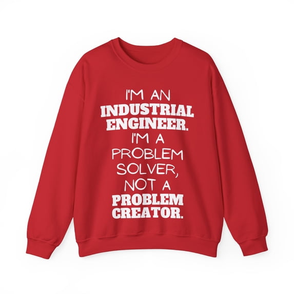 Funny Saying Industrial Engineer Learning School Sa Gildan 18000 Sweatshirt