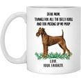 thumbnail image 1 of Funny Saying Irish Terrier Red Wheatem Gifts For Dog Mom Thanks For The Belly Rubs Christmas 2022 Gifts White Mug 11oz, 1 of 5