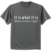 Funny Saying It Is What It Is T-shirt Men's Graphic Tee