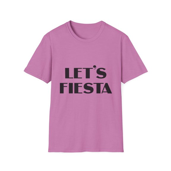 Funny Saying Let's Fiesta Party Vacations Introvert Mexico Novelty Women Men Sayings Husband Mom Father Wife Unisex Softstyle T-Shirt