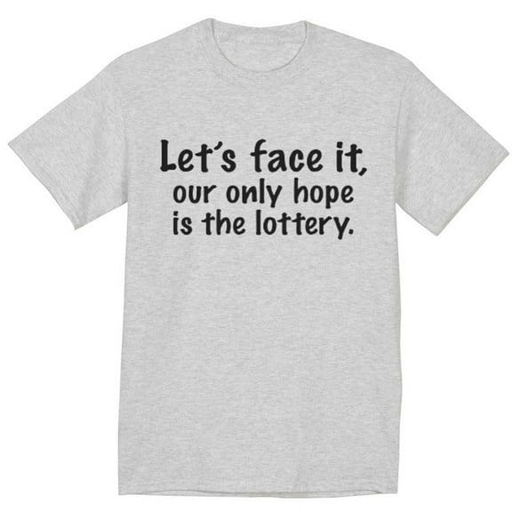 Funny Saying Lottery Dad Jokes Gifts T-shirt Mens Graphic Tee