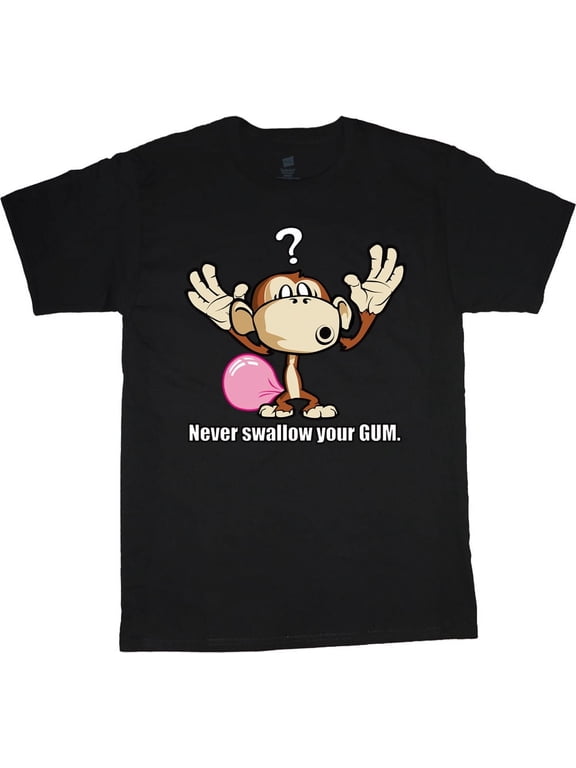 Funny Saying Monkey T-shirt Mens Graphic Tees Clothing Apparel