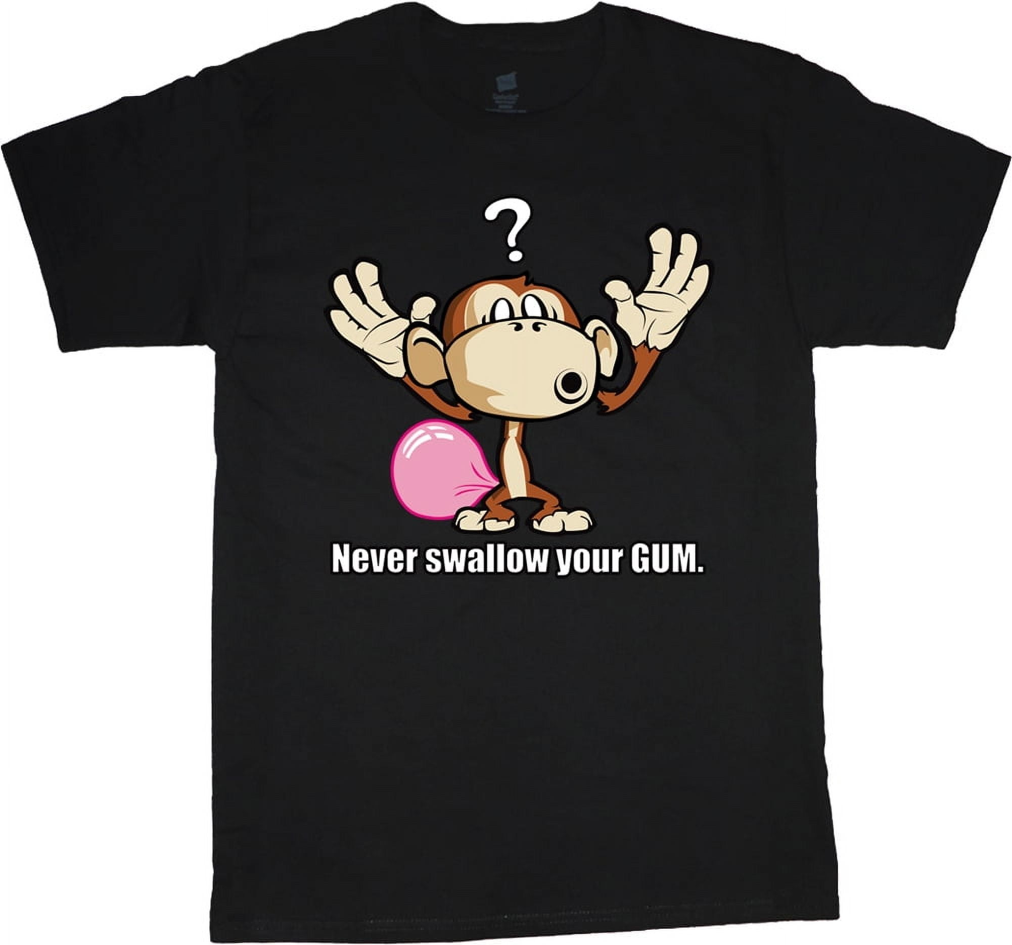 Funny Saying Monkey T-shirt Mens Graphic Tees Clothing Apparel ...