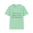 thumbnail image 1 of Funny Saying Not a Lot Going On at The Moment Women Men Lazy Hilarious Sarcastic Pun Sarcasm Exhausted Sayings Unisex Softstyle T-Shirt, 1 of 4