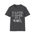 thumbnail image 1 of Funny Saying Nursing Learning School Teaching Nurse Gag Pun Novelty Women Men Sarcasm Husband Worker Father Unisex Softstyle T-Shirt, 1 of 4