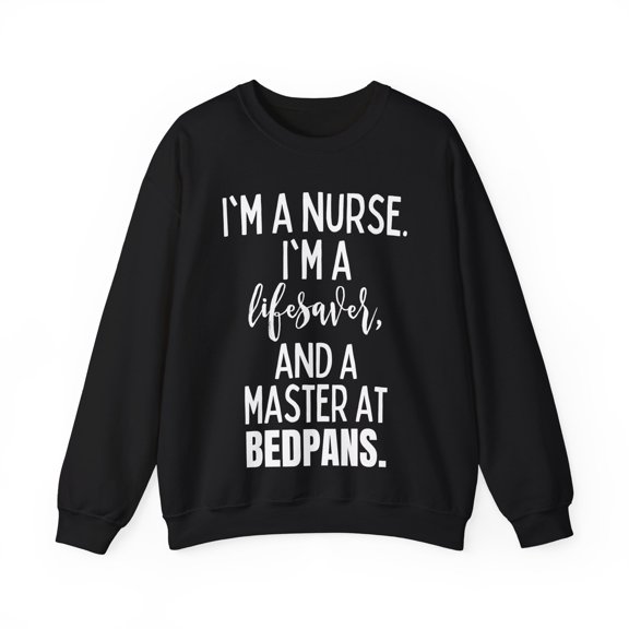 Funny Saying Nursing Learning School Teaching Nurse Gildan 18000 Sweatshirt