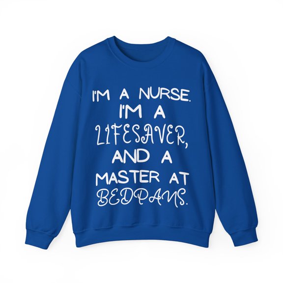 Funny Saying Nursing Learning School Teaching Nurse Gildan 18000 Sweatshirt