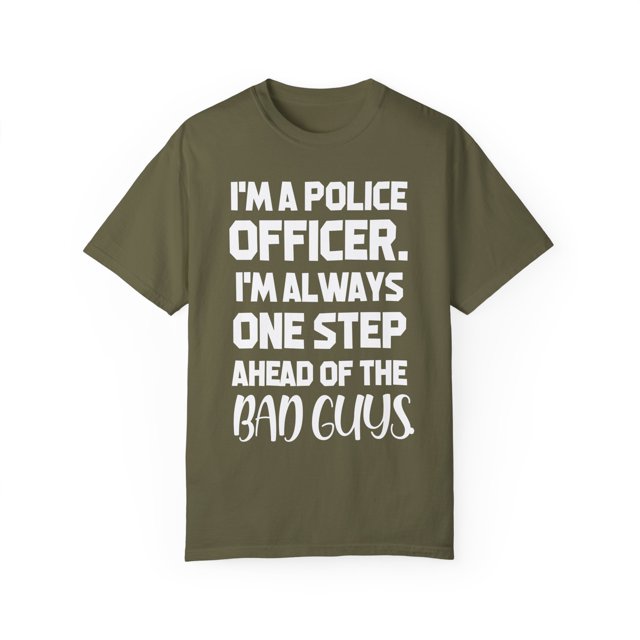Funny Saying Police Learning School Teaching Officer Gag Pun Novelty