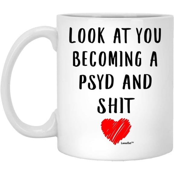 Funny Saying Psychology Doctorate Defined Funny Birthday Gifts Christmas 2022 Gifts White Coffee Mug White 11oz