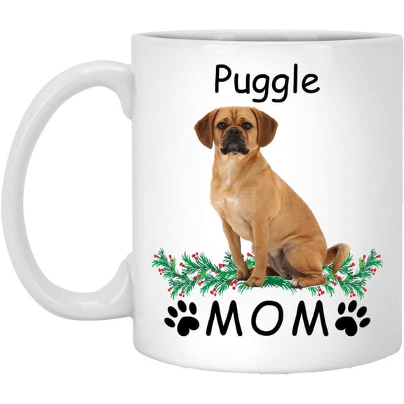 Funny Saying Puggle Apricot Gifts For Mom Christmas 2022 Gifts White Coffee Mug White 11oz