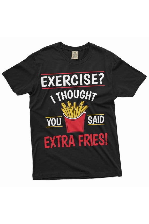 Funny Saying Shirt Humor Humorous Joke Shirt Exercise Gym Fitness T-Shirts For Him Her (Small Black)