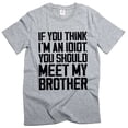 thumbnail image 1 of Funny Saying T-shirt Cute Family Shirts Sister Brother Shirts Siblings Humor Humorous T-Shirt (XX-Large Grey), 1 of 6