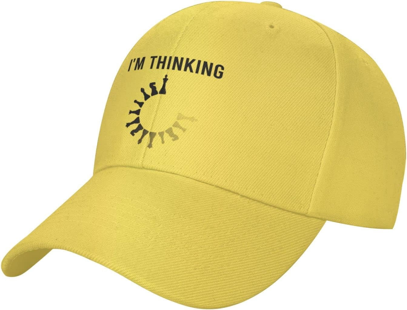 Funny Chess Pony Tail Baseball Cap – 'I'm Thinking' Trucker Hat For Men & Women
