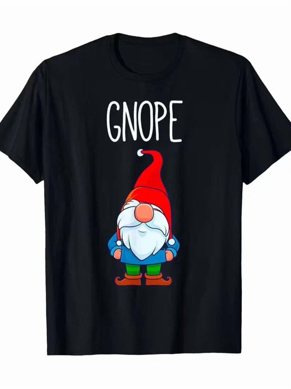 Funny Scandinavian Tomte Gnome Graphic Humor Novelty Design T-Shirt,S-5XL