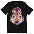 thumbnail image 1 of Funny Scary Animal Gorilla Ape Face Short Sleeve Design Men's T-Shirt, 1 of 4