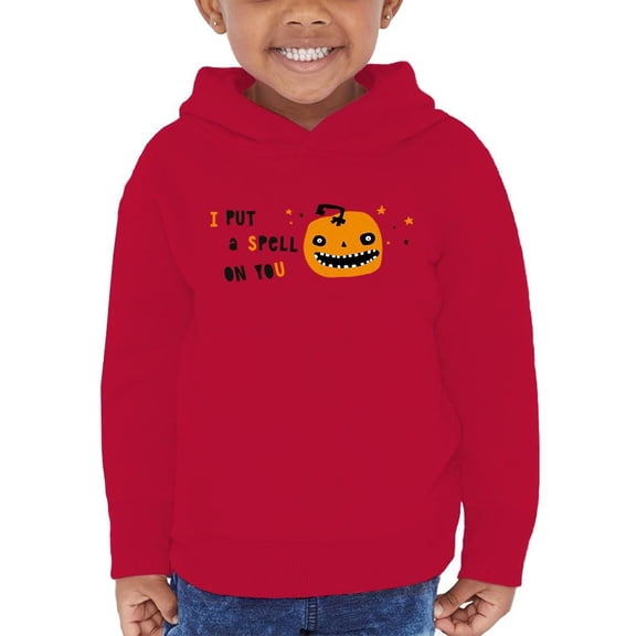 Funny Scary Pumpkin Spell Hoodie Toddler -Image by Shutterstock, 5 Toddler