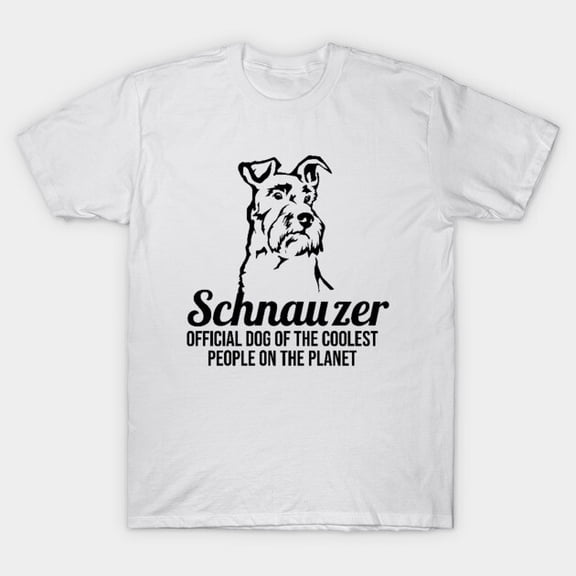 Funny Schnauzer Grumpy Old Man Miniature Scruffy Dog Expression Unisex T-Shirt, for men & women, up to size 5XL