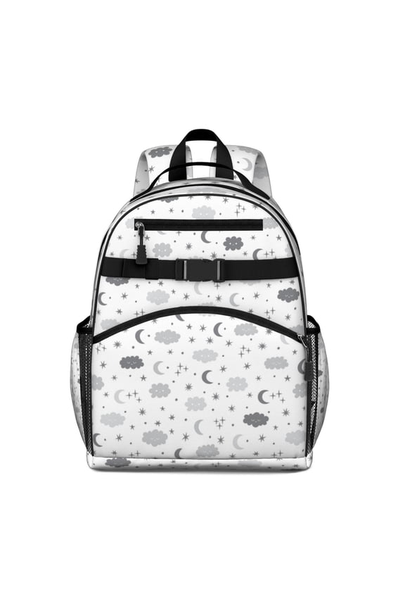 Funny School Backpack Adjustable Shoulder Straps Chest Strap Spacious Durable Bookbag For Student And Students
